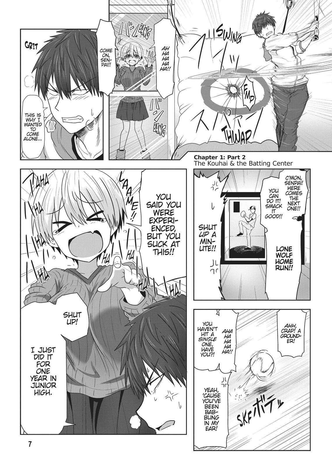 Uzaki-chan Wants to Hang Out!, Chapter 1