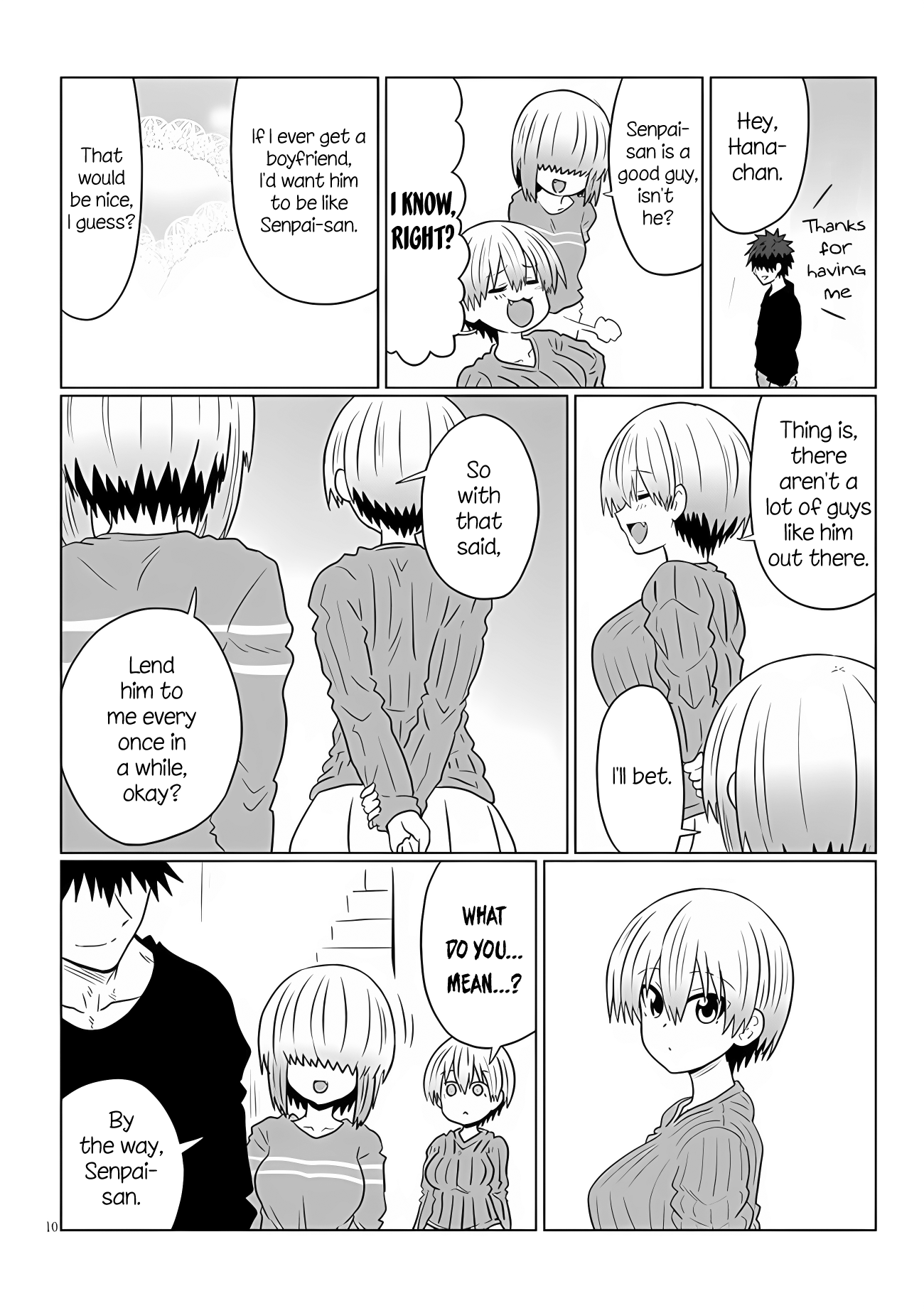 Uzaki-chan Wants to Hang Out!, Chapter 110