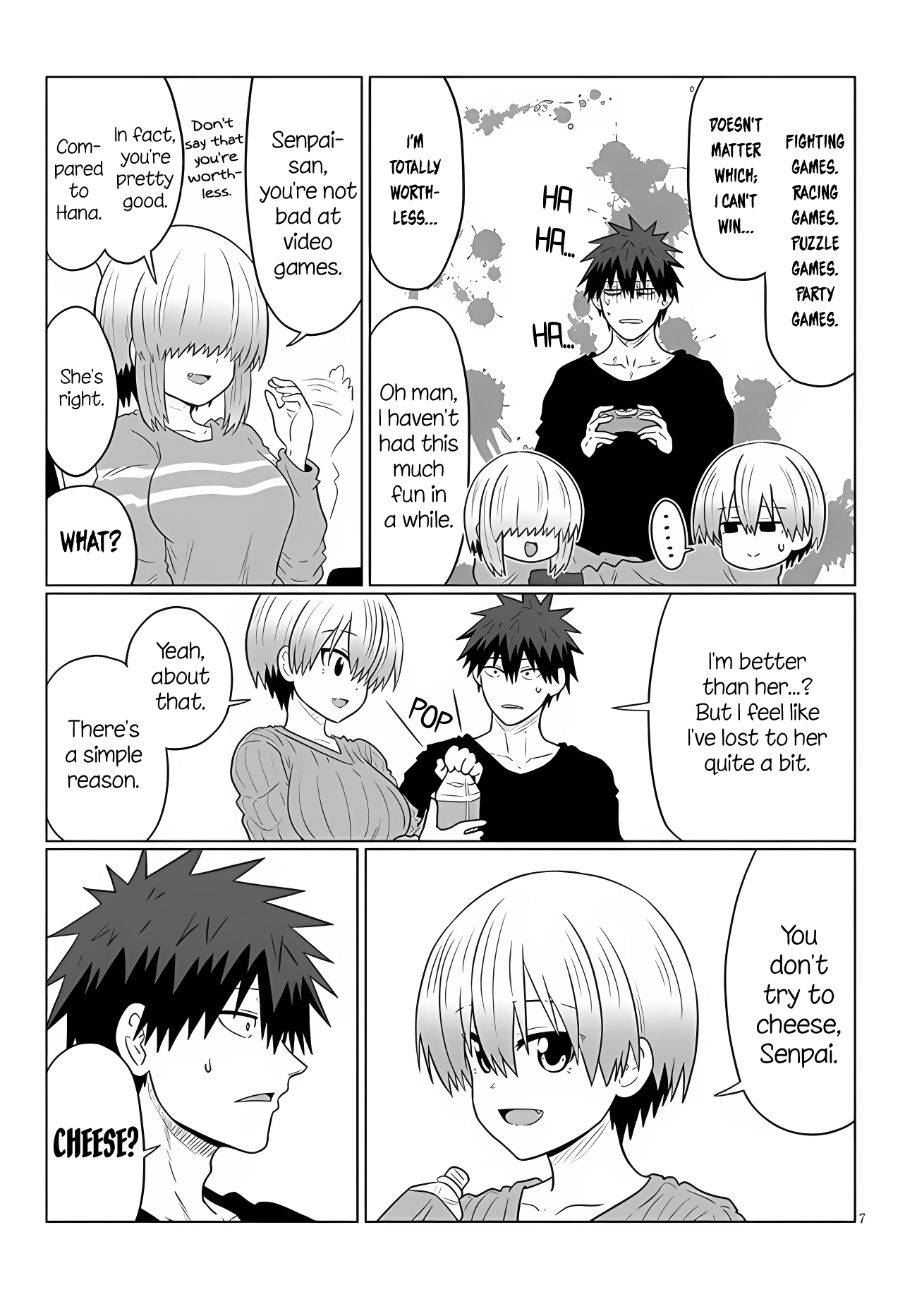 Uzaki-chan Wants to Hang Out!, Chapter 110