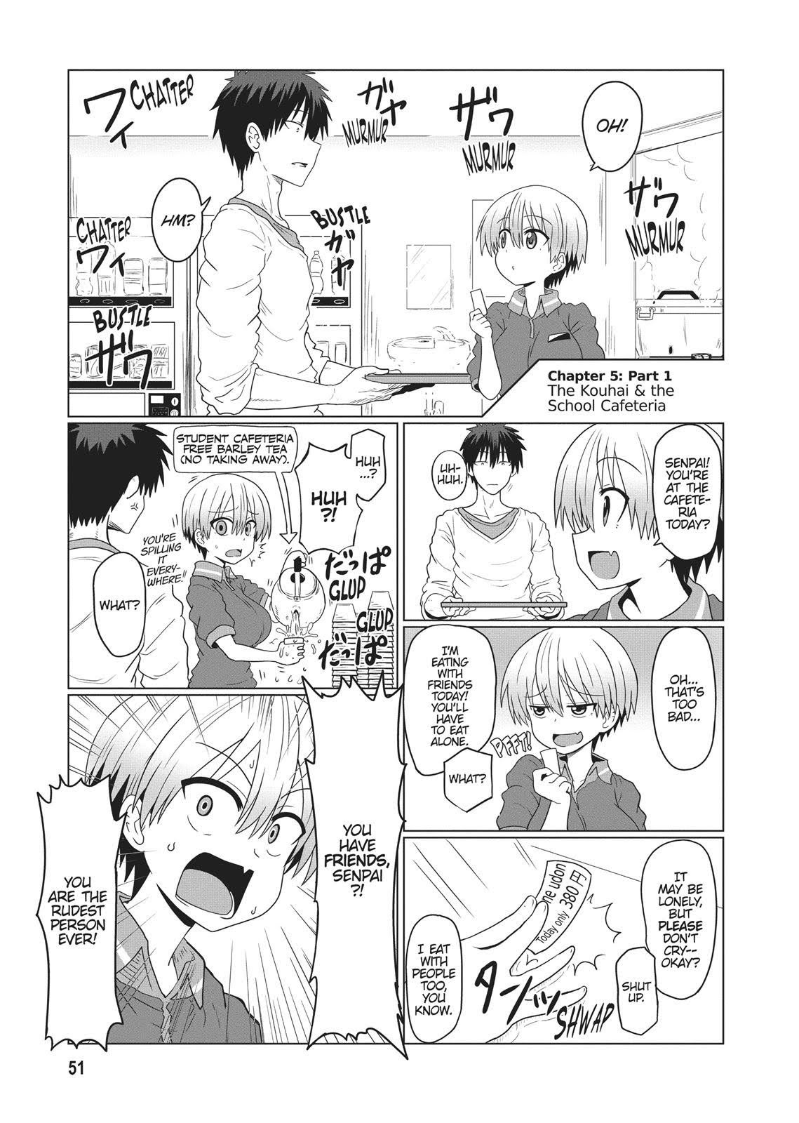 Uzaki-chan Wants to Hang Out!, Chapter 5