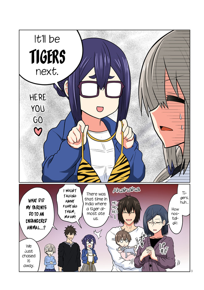 Uzaki-chan Wants to Hang Out!, Chapter 77.1